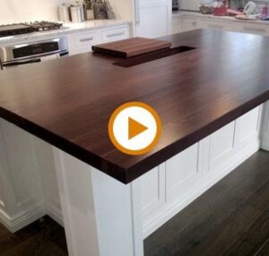 Learn about edge grain wood countertops and butcherblocks in this video hosted by Richard Brooks.