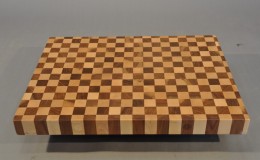 Maple and Walnut End Grain Wood Countertop