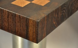 Wenge and Maple End Grain Wood Countertop