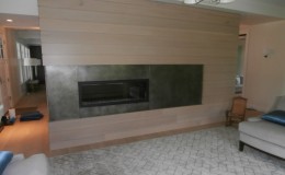 Patina Finish Zinc Fireplace Surround