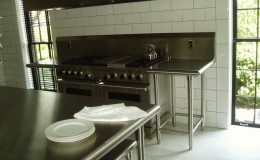 Stainless Steel Tube Bases in Modern Kitchen