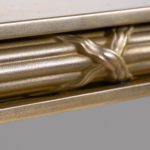 artisan cast edge profiles, brass countertops, metal countertops, metal bar tops