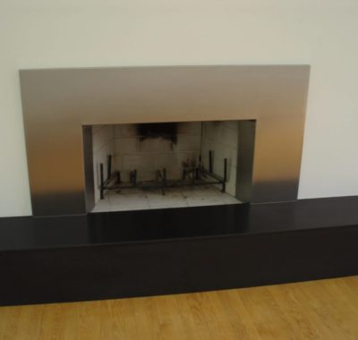 Stainless Steel Fireplace Surrounds