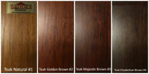 wide plank wood color options for teak countertops