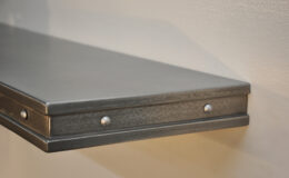 8 Zinc Rivet Shelf Corner