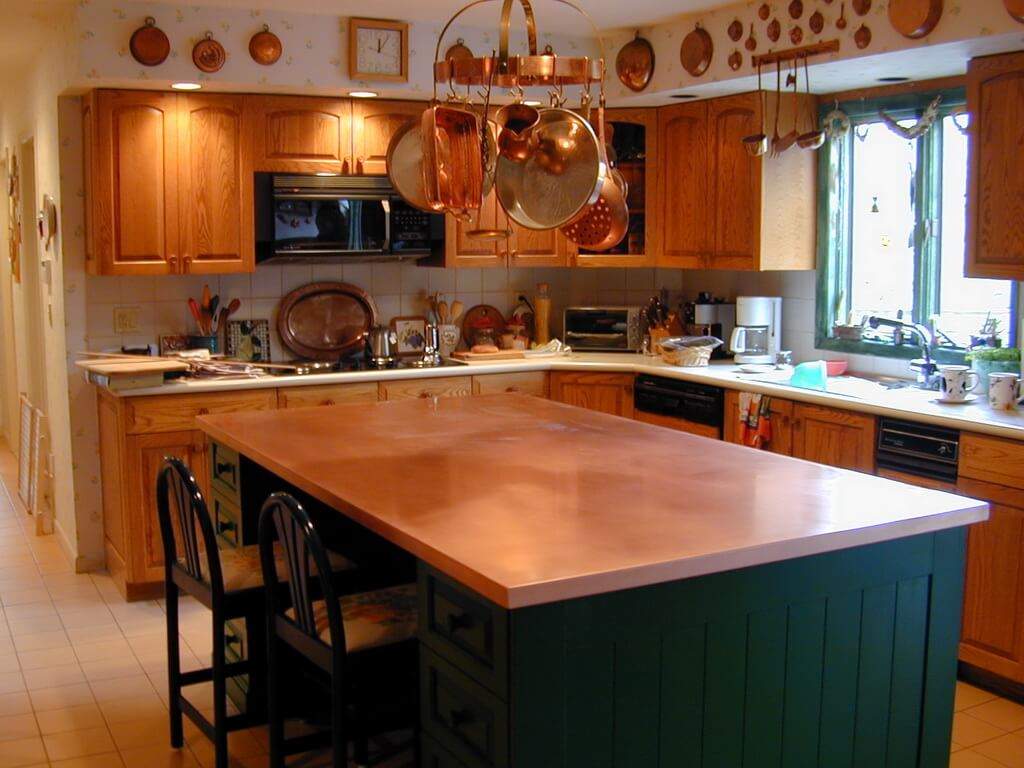 Copper Benchtop Brooks Custom | Brooks Custom | Hand-Crafted Countertops and Bar Tops