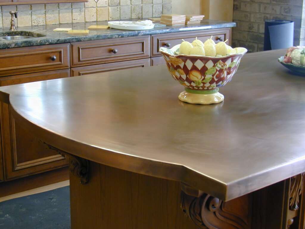 Copper Benchtop Brooks Custom | Brooks Custom | Hand-Crafted Countertops and Bar Tops
