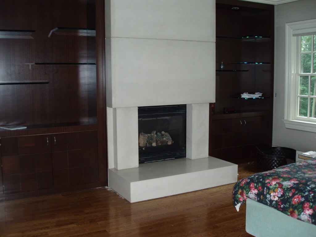 Concrete Fireplace Surrounds