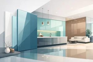 Backpainted Glass Wall Panels for Custom Interiors