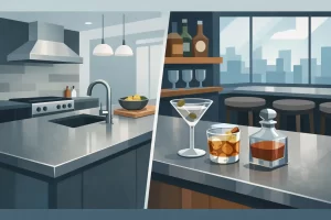 Pewter Countertops for Kitchens and Bars