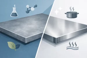 Zinc Versus Stainless Countertops Compared
