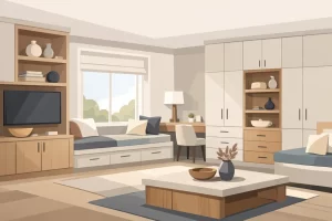 Custom Furnishings That Make a Room Feel Built In