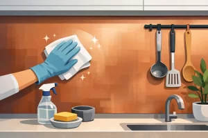How to Clean Copper Backsplash Without Damage