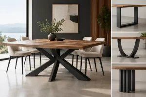 Custom Metal Table Bases for Distinctive Spaces